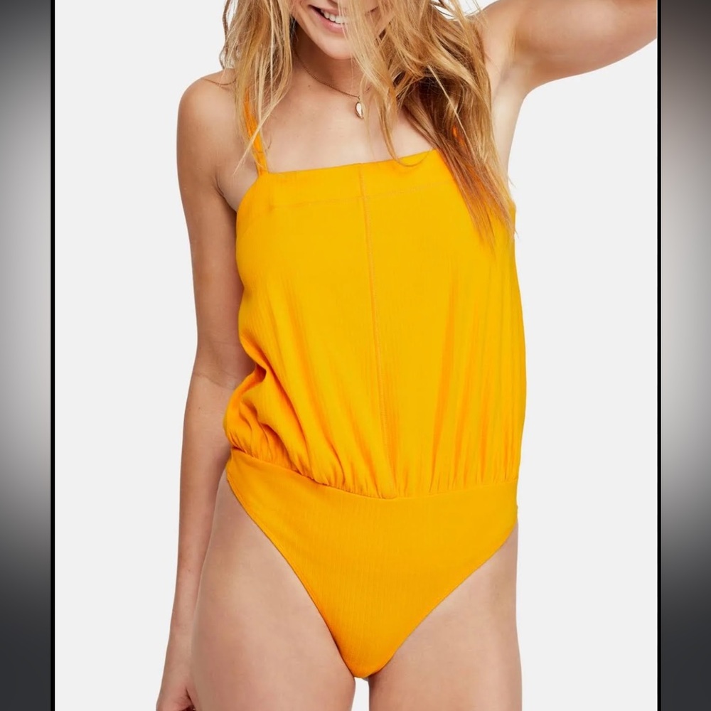 Free People Intimately Marissa Ribbed Bodysuit - Picture 1 of 10